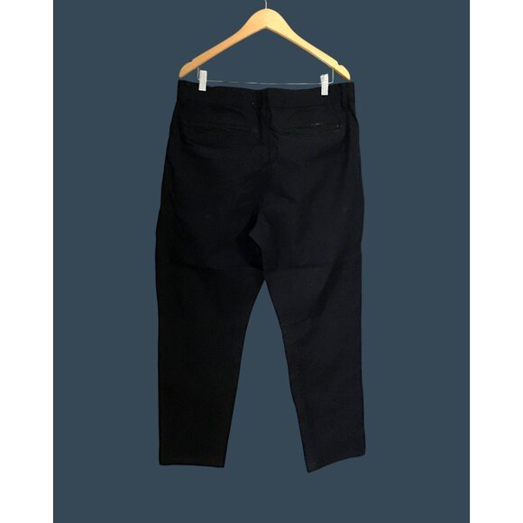 WEATHERPROOF VINTAGE MENS BLACK LIGHT WEIGHT STRAIGHT LEG PANTS SIZE 40X32 - Picture 2 of 7